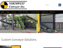 Tablet Screenshot of northwestconveyor.com